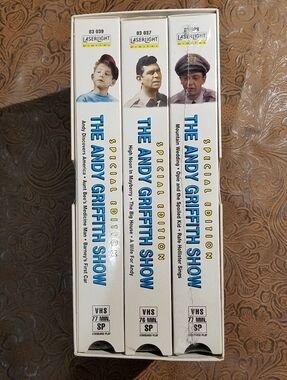 The Andy Griffith Show Special Edition 3-Tape VHS Box Set 1998 Untested